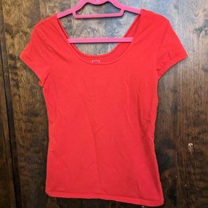 Cute Red GAP tee shirt, size large
